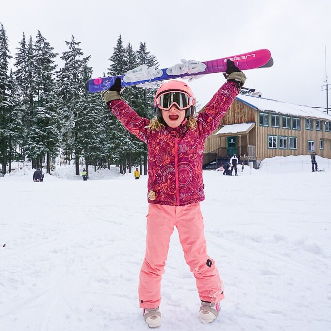 Kids 12 and under ski free at Willamette Pass
