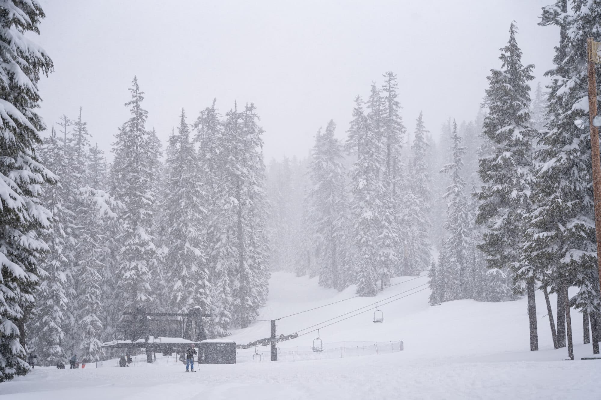 Overnight parking at Willamette Pass Ski Resort
