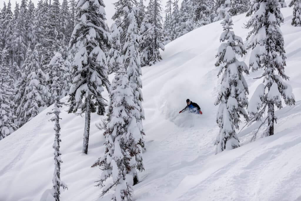 Willamette Pass Ski Resort - 96 inches of snowfall for this season on December 29th. A heroic start to the season.